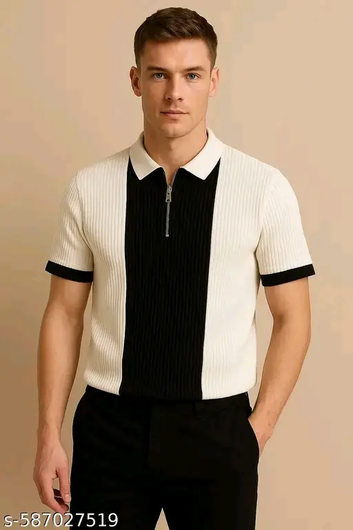 Polo zip old money Polo tshirt 